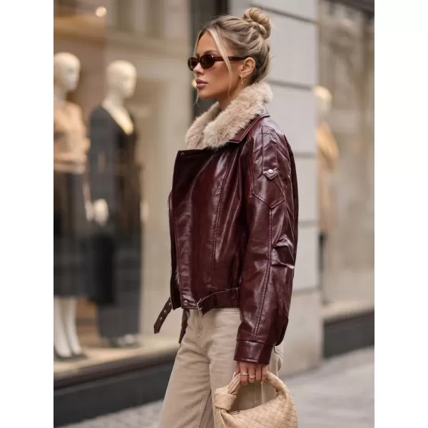  Damenjacke DSTREET TY5707 BURGUND 