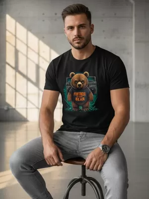 Herren-T-Shirt DSTREET NX048R SCHWARZ