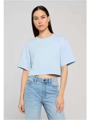 Damen-T-Shirt URBAN CLASSICS TB8288 BLAU EINFRIEREN