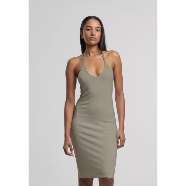  Kleid URBAN CLASSICS TB7547-18328 BLASSES OLIV 