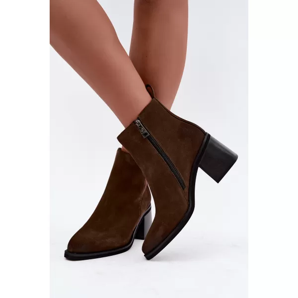  Damen-Stiefeletten VINCEZA 133100 BRAUN 