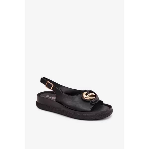  Damensandalen S.BARSKI KV61-6047 SCHWARZ 