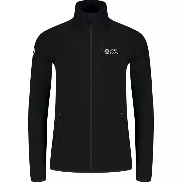  Leichtes Fleece-Sweatshirt für Damen NORDBLANC MAPLE NBSFL8374 SCHWARZ 