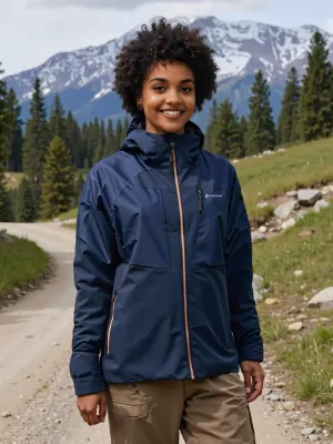 Outdoor-Jacke für Damen ALPINE PRO TEMUNA MONDBESCHIENENER OZEAN