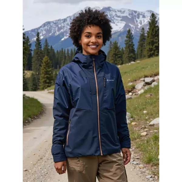  Outdoor-Jacke für Damen ALPINE PRO TEMUNA MONDBESCHIENENER OZEAN 