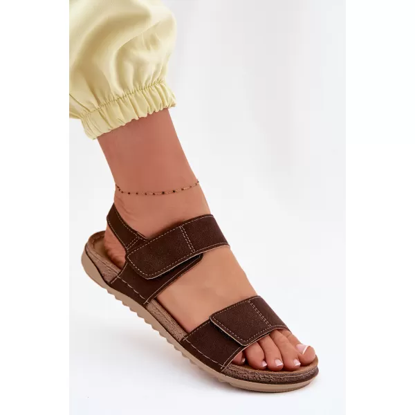  Damensandalen INBLU AA000070 BRAUN 