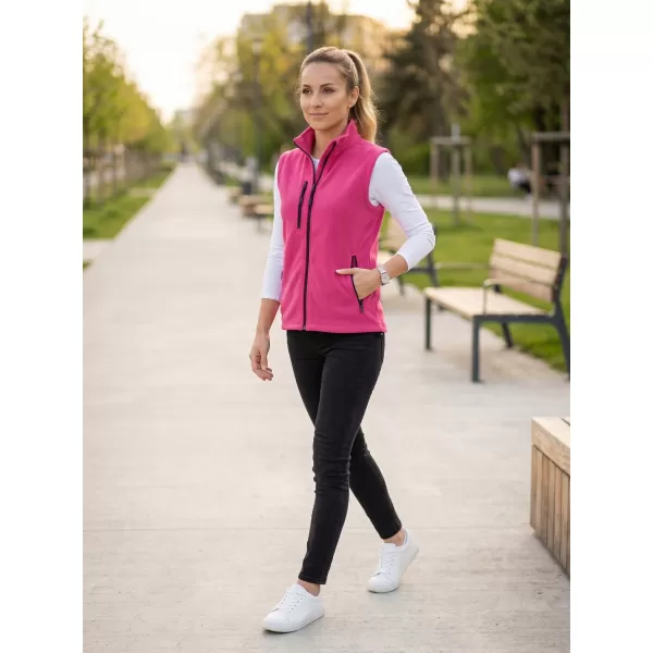  Fleeceweste für Damen MALFINI EXIT W-525 MAGENTA 