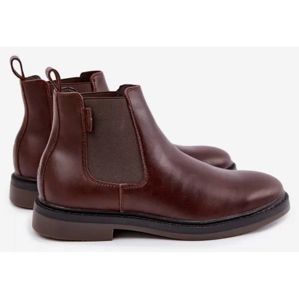  Herrenschuhe BIG STAR SHOES UU174279 BRAUNE/BEIGE SCHATTEN 