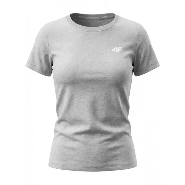  Damen-T-Shirt 4F WMM00TTSHF3306 KALTE HELLGRAUE MELANGE 