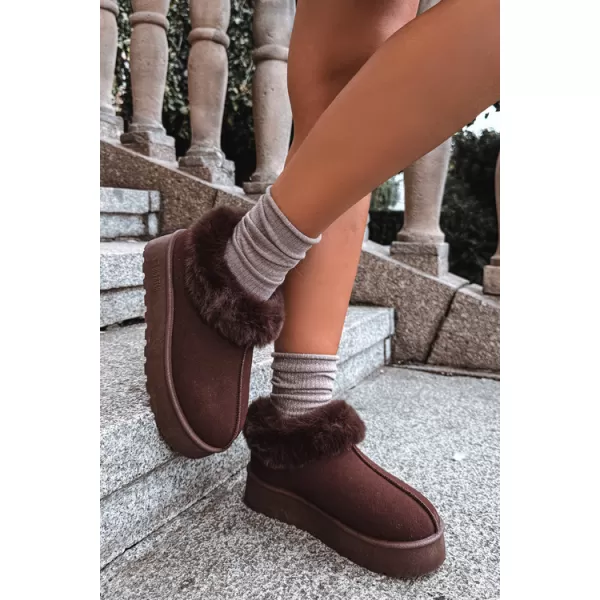  Schneemänner für Frauen BIG STAR SHOES UU274203 BRAUNE/BEIGE SCHATTEN 