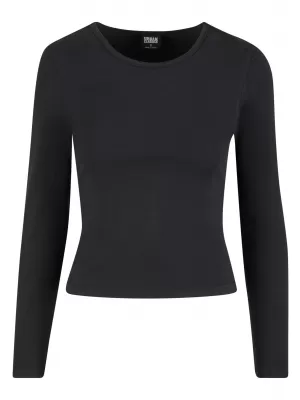 Damen-T-Shirt URBAN CLASSICS TB7786 SCHWARZ
