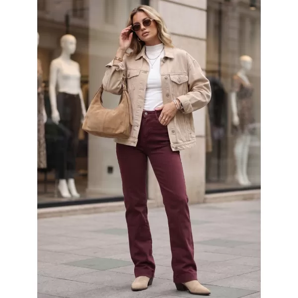  Damenhosen DSTREET UY3105 BURGUND 