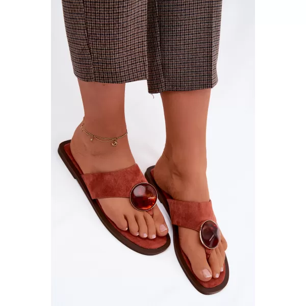  Damen-Flip-Flops BOTO 9825 ORANGE 
