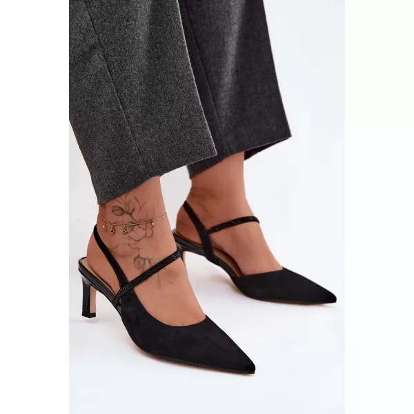  Damensandalen D&A CR61-3048 SCHWARZ 