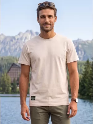 Herren-T-Shirt ALTISPORT NP/ALMST20001 NATÜRLICH