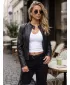 Damenjacke DSTREET TY5724 SCHWARZ