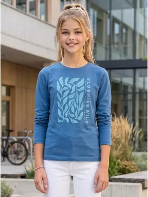 Kinder-T-Shirt ALPINE PRO ECCO 2 VALLARTA BLUE PC-VARIANTE