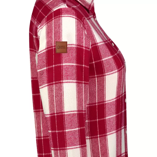  Flanellhemd für Damen NORDBLANC WILLOW NBSSL8371 ROT 