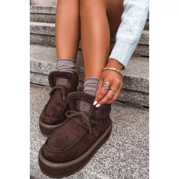  Damenschuhe BIG STAR SHOES UU274214 BRAUNE/BEIGE SCHATTEN 