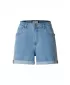 Damen-Shorts URBAN CLASSICS TB8371 HELLBLAU GEWASCHEN