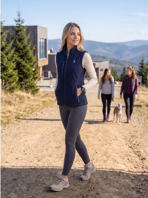 Fleeceweste für Damen ALTISPORT ALW002525 MARINEBLAU