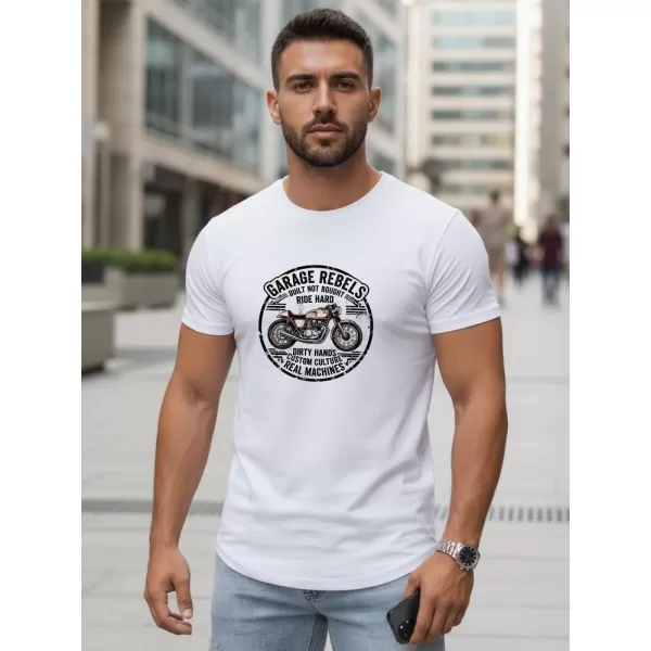  Herren-T-Shirt DSTREET NX5007R-WH WEIß 