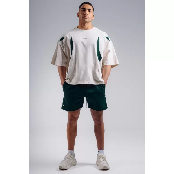  Übergroßes Pump-Cover-T-Shirt NEBBIA PRIMAL 871 CREME 