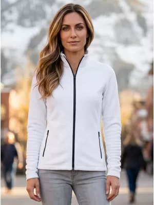 Damen-Sweatshirt aus Microfleece MALFINI FACTOR 853 WEIß
