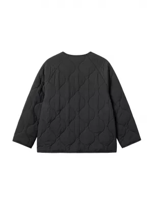 Steppjacke für Mädchen URBAN CLASSICS UCK7175-00007 SCHWARZ