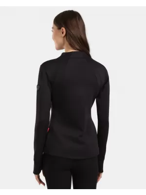 Fleece-Sweatshirt für Damen KILPI LAJEN-W 1L0205KI SCHWARZ