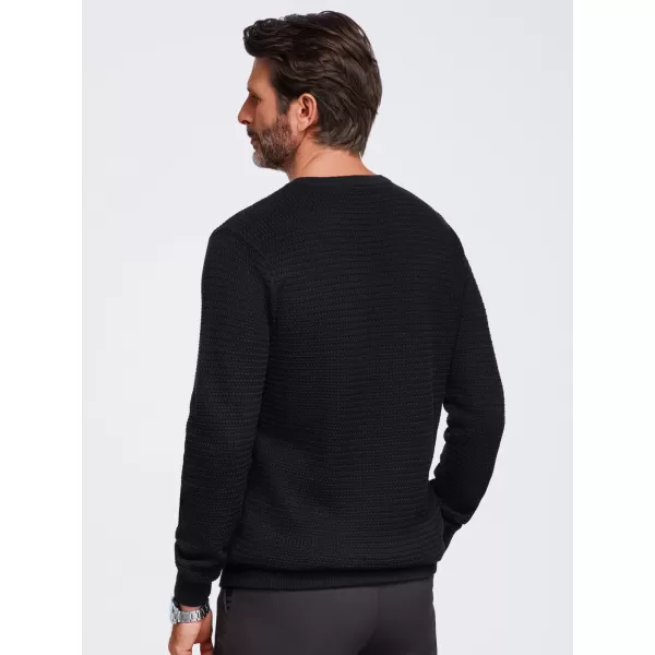  Herrenpullover OMBRE OM-SWSW-0119 SCHWARZ 