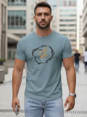 Herren-T-Shirt DSTREET NX5085R-SB BLAU
