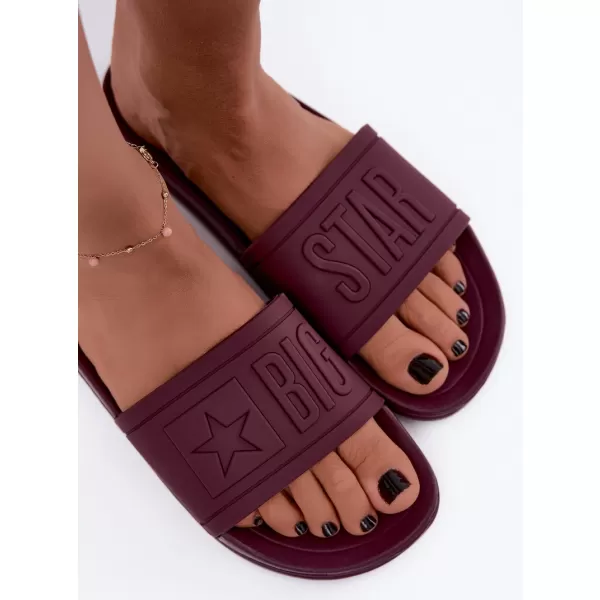  Damenhausschuhe BIG STAR SHOES UU274070 WEIN 