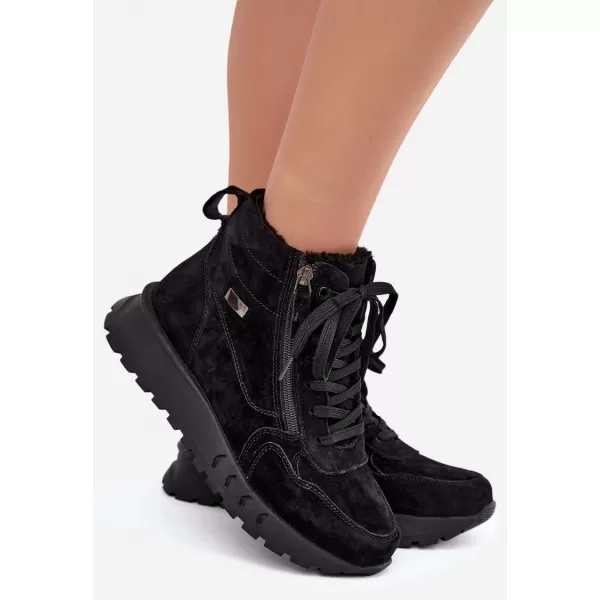  Damenstiefel BOTO 26BT17-651 SCHWARZ 