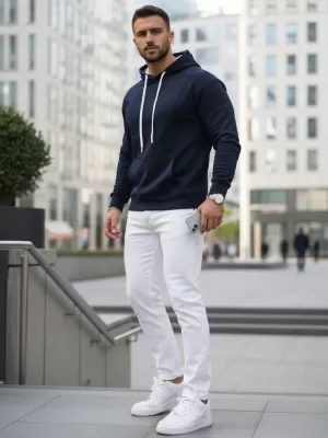 Herren-Sweatshirt DSTREET BX5949 DUNKELBLAU