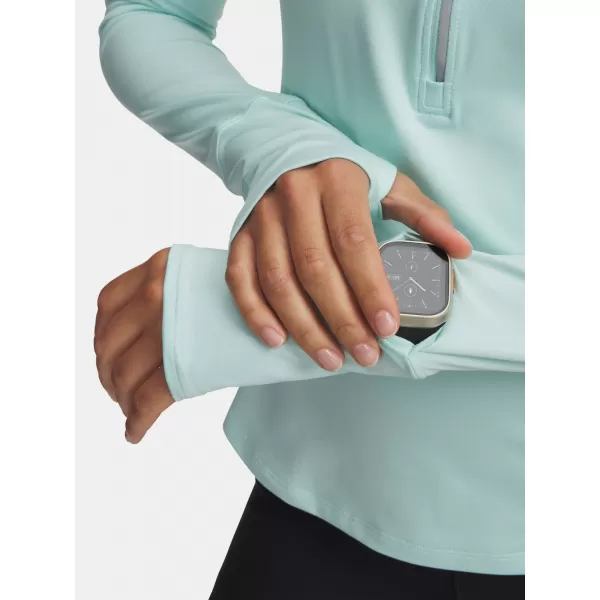  Damen-T-Shirt UNDER ARMOUR UA LAUNCH PRO HALF ZIP 1379349-703 GRÜN 