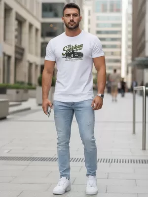 Herren-T-Shirt DSTREET NX5089R WEIß