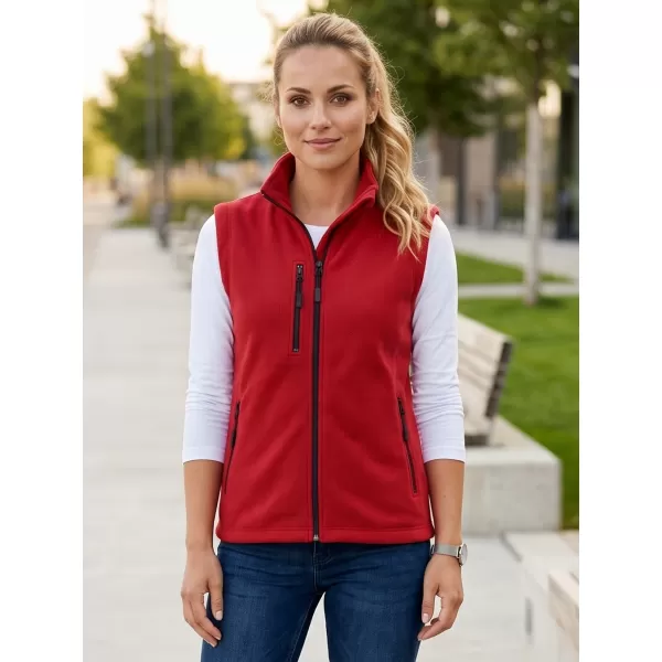  Fleeceweste für Damen MALFINI EXIT W-525 ROT 