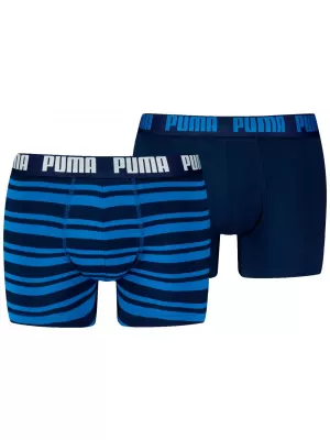 Herren-Boxershorts PUMA MEN EVERYDAY HERITAGE STRIPE BOXER 93832601 BLAU