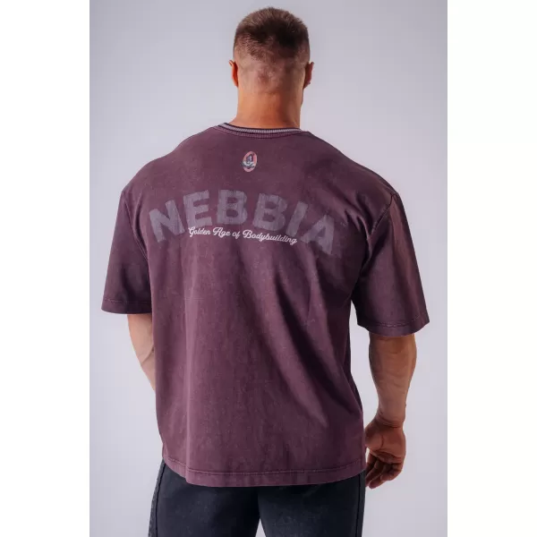  Herren-T-Shirts NEBBIA OLYMPIA HEAVYWEIGHT COTTON 941 ROTWEIN 