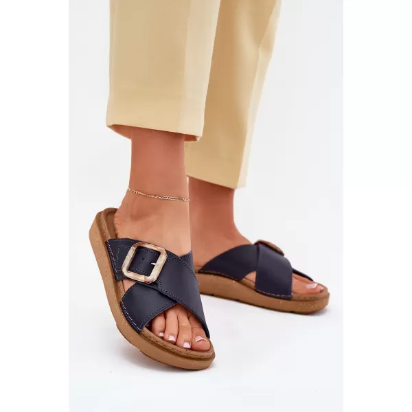  Damenhausschuhe INBLU ED0003IU BLAU 