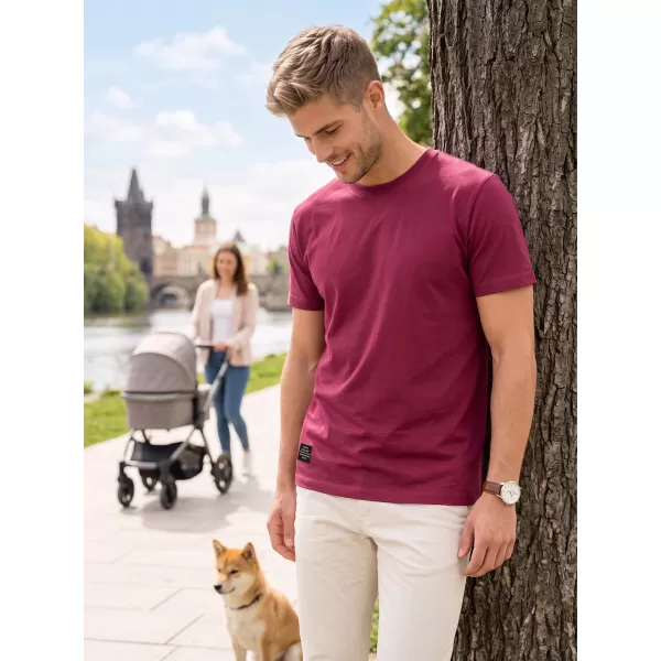  Herren-T-Shirt ALTISPORT NP/ALMST20001 BURGUND 
