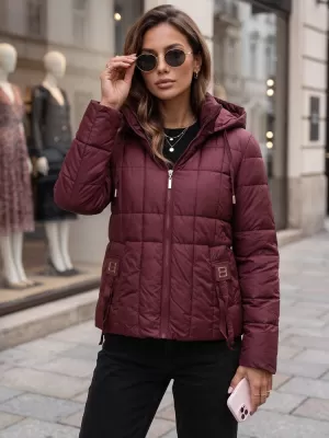Damenjacke DSTREET TY5859 ROTWEIN