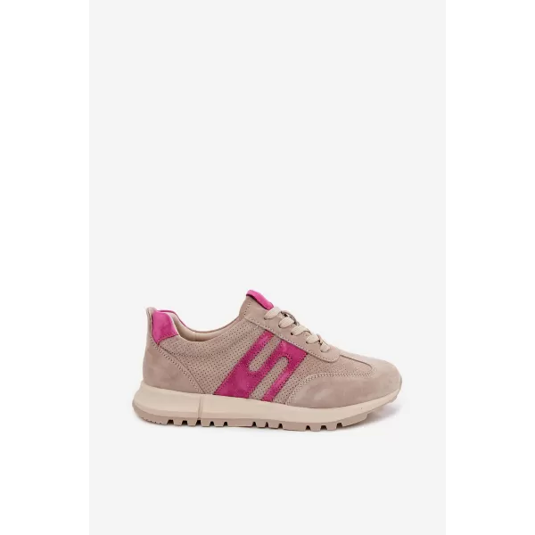  Damen-Sneaker BOTO GD-XW-1054 BEIGE/FUCHSIA 