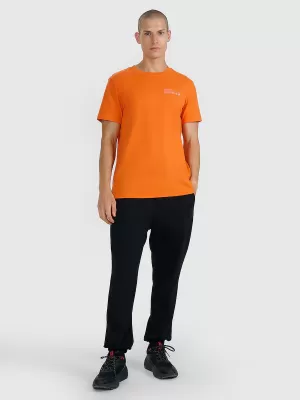 Herren-T-Shirt 4F WAW25TTSHM2372 ORANGE