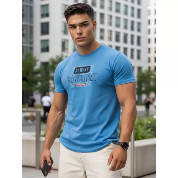  Herren-T-Shirt DSTREET RX5408 BLAU 