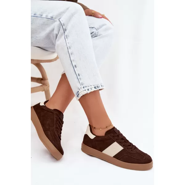  Damen-Sneaker BIG STAR SHOES UU274008 BRAUN/BEIGE 