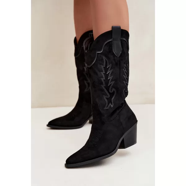  Damenstiefel BOTO 2586A SCHWARZ 
