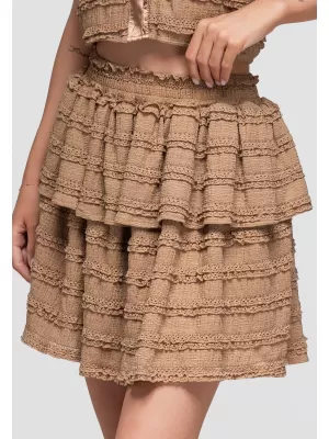 Damenrock OMBRE OW-GL-E0014 TAUPE