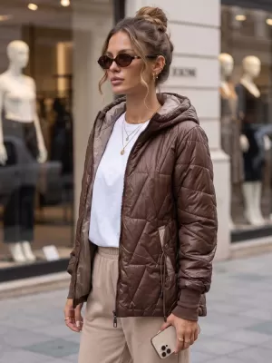 Damenjacke DSTREET TY5782 BRAUN